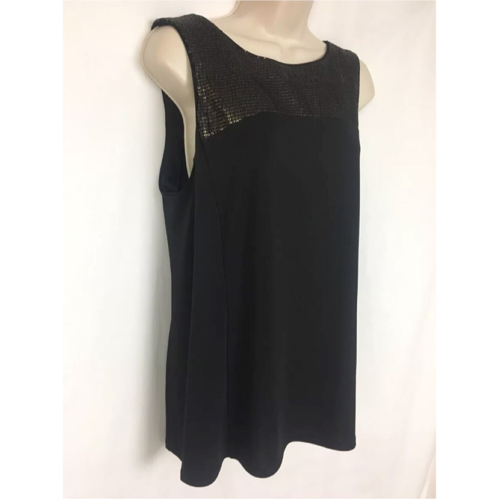 SOLD Narciso Rodriguez Sequin Top Large - Picture 3 of 8
